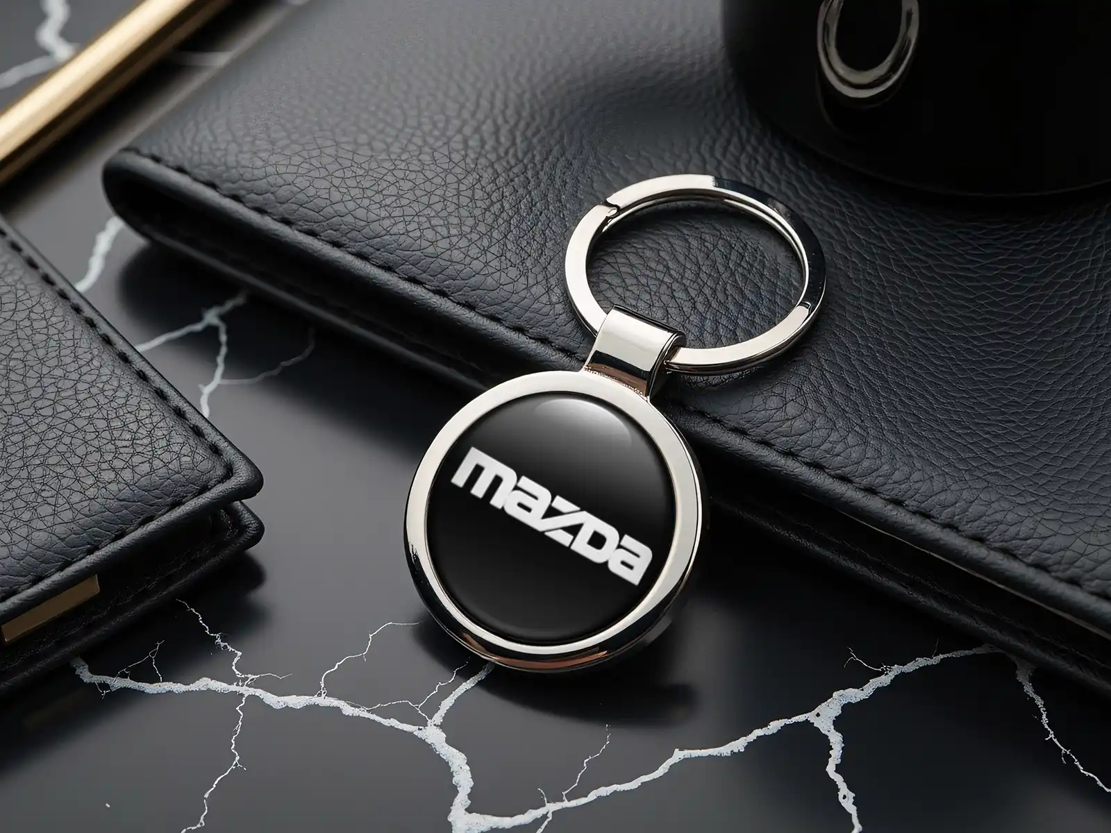 Mazda Llaveros Logo Metal Premium Personalizado